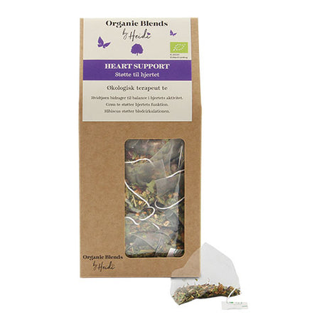 Organic Blends by Heidi Heart Support Te Økologisk | 30 br fra Organic Blends by Heidi på Mecindo.dk