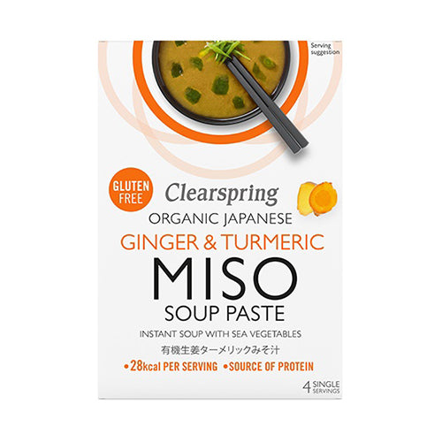 Clearspring Instant Miso Soup (60 gr) | Ingefaer & Gurkemeje Økologisk fra Clearspring på Mecindo.dk