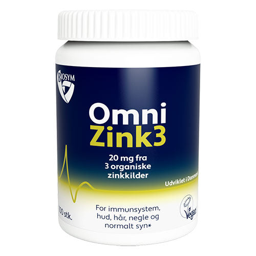 Biosym Omnizink3 | 100 Tabl. fra Biosym på Mecindo.dk