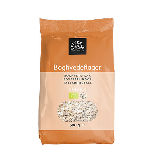 Urtekram Boghvedeflager Økologisk | 500 gr fra Urtekram på Mecindo.dk