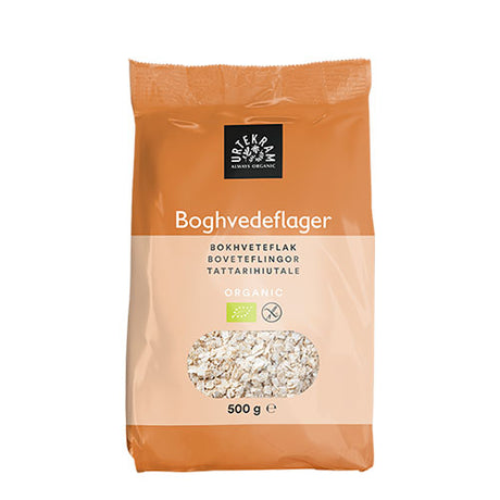 Urtekram Boghvedeflager Økologisk | 500 gr fra Urtekram på Mecindo.dk