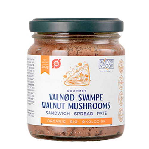 Rømer Smørepålaeg Valnød & Svampe Økologisk | 200 gr fra Rømer på Mecindo.dk