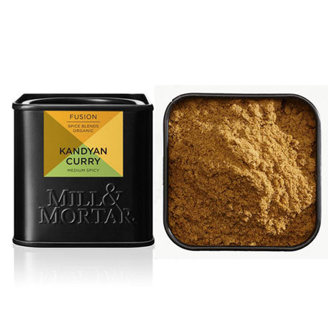 Mill & Mortar Kandyan Curry Krydderiblanding Økologisk | 50 gr fra Mill & Mortar på Mecindo.dk