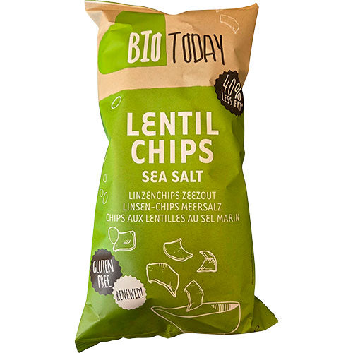 Bio Today Linsechips Havsalt Økologisk | 75 g fra Bio Today på Mecindo.dk