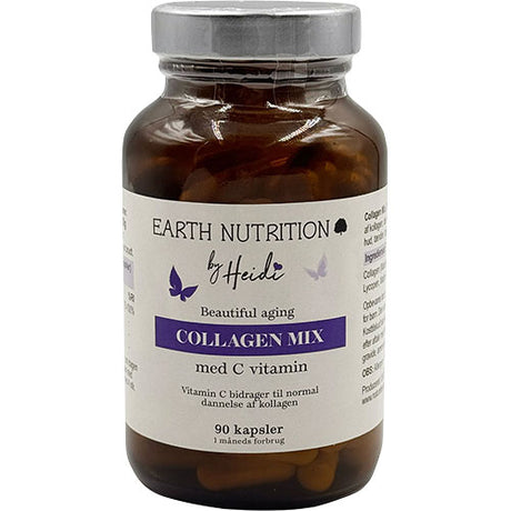 Earth Nutrition Collagen Mix M. Vitamin C | 90 kapsler fra Earth Nutrition på Mecindo.dk