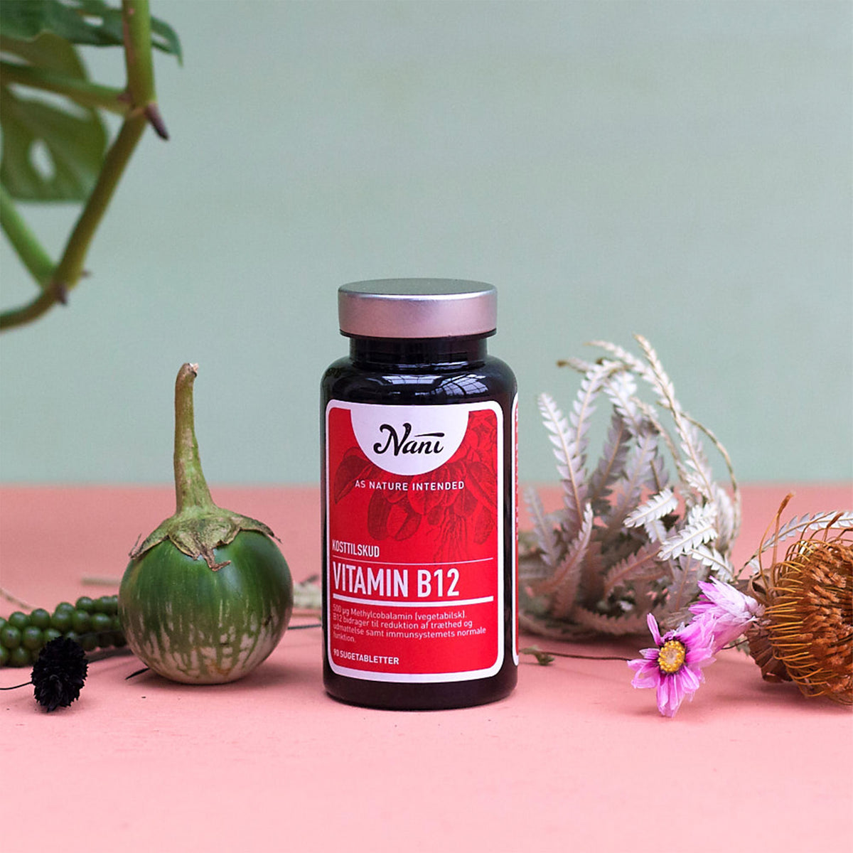 Nani B12 Vitamin | 90 tabletter fra Nani på Mecindo.dk
