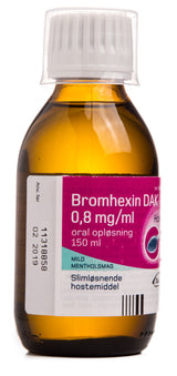 Bromhexin Opløsning | 150 ml fra Bromhexin på Mecindo.dk