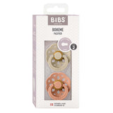 BIBS Boheme Latex Size 2 Vanilla/Peach 2 PACK fra BIBS på Mecindo.dk