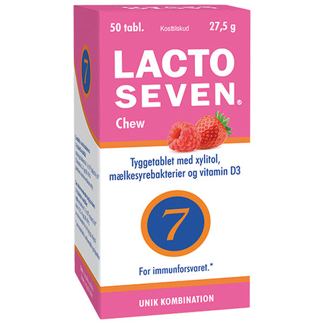 LactoSeven Chew | 50 Tabl. fra LactoSeven på Mecindo.dk