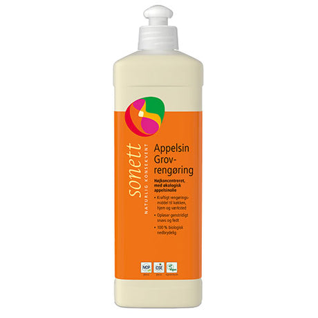 Sonett Power Rengøring Appelsin | 500 ml fra Sonett på Mecindo.dk