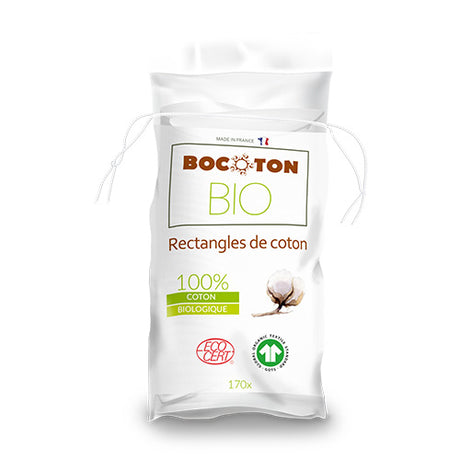 Bocoton Bio Rektangulaerer Cotopads Øko fra Bocoton Bio på Mecindo.dk