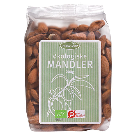 Spis Økologisk Mandler Spanske Ø | 200 gr fra Spis Økologisk på Mecindo.dk