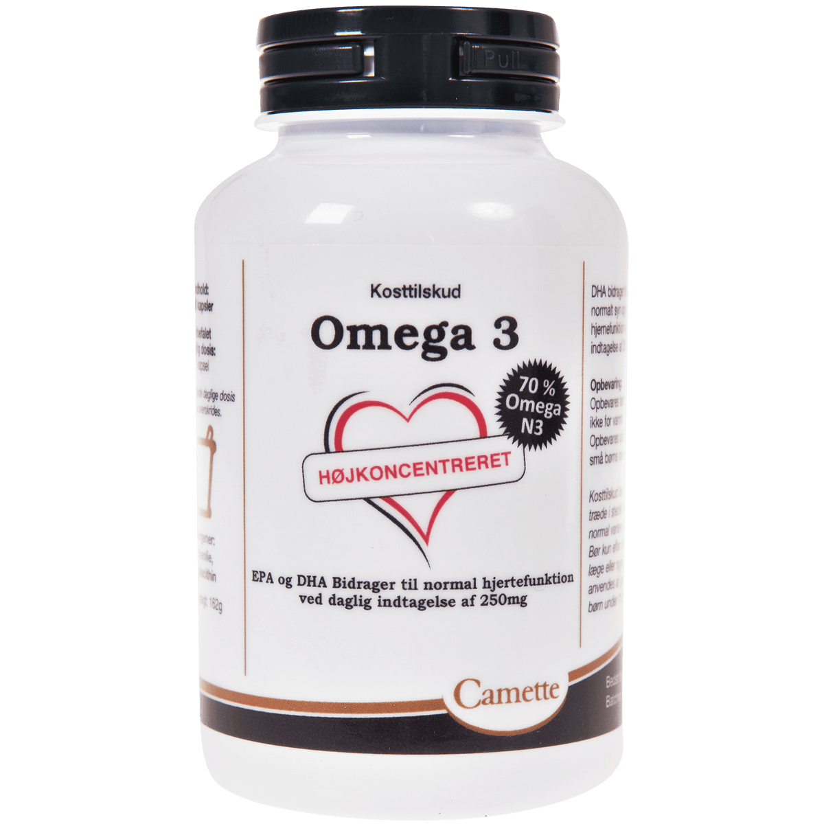 Camette Omega 3 70% Omega N3 | 120 kapsler