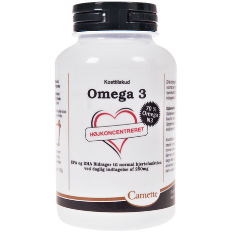 Camette Omega 3 70% Omega N3 | 120 kapsler