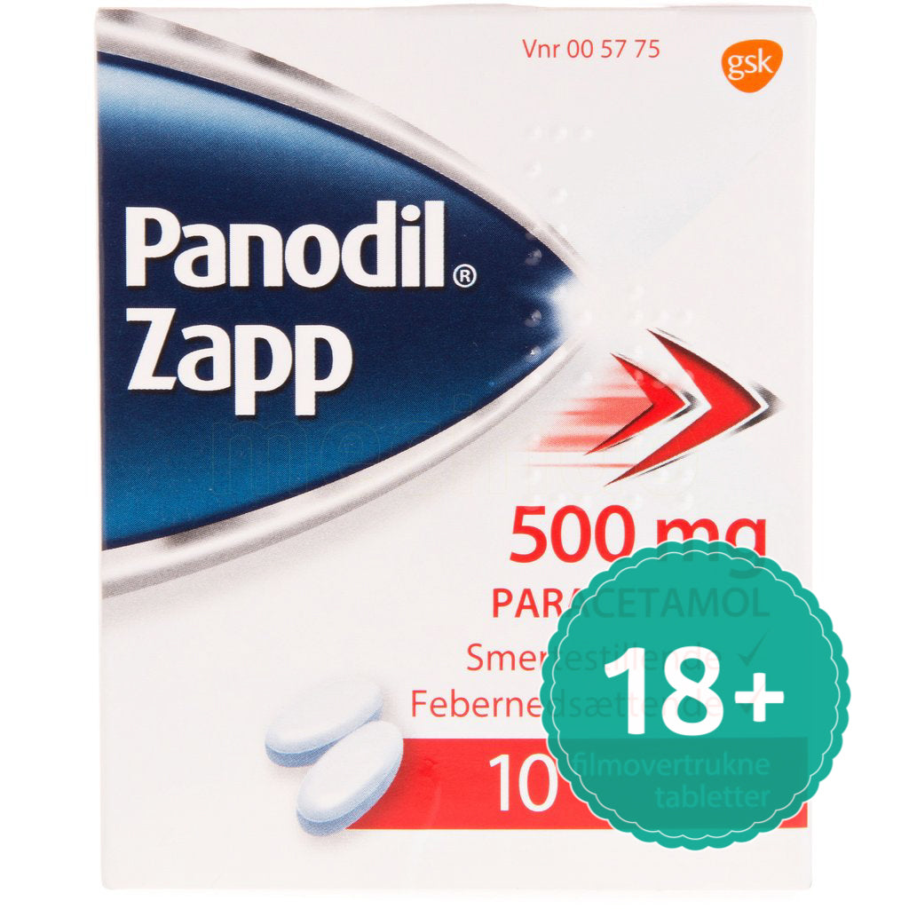 Panodil Zapp | 10 Tabl. fra Panodil på Mecindo.dk