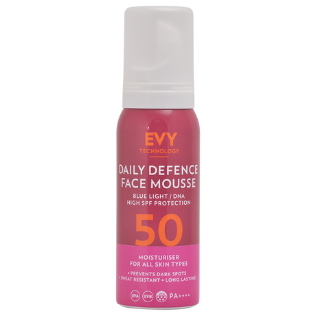 EVY Technology Evy Daily Defense Face Mousse Spf50 | 75 ml fra EVY Technology på Mecindo.dk