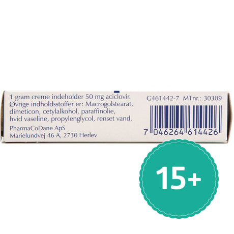 Acivir Creme Til Forkølelsessår | 2 gr fra Otinova på Mecindo.dk