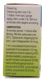 Benadryl & Benaday Benaliv Øjendråber | 4 ml fra Benadryl & Benaday på Mecindo.dk