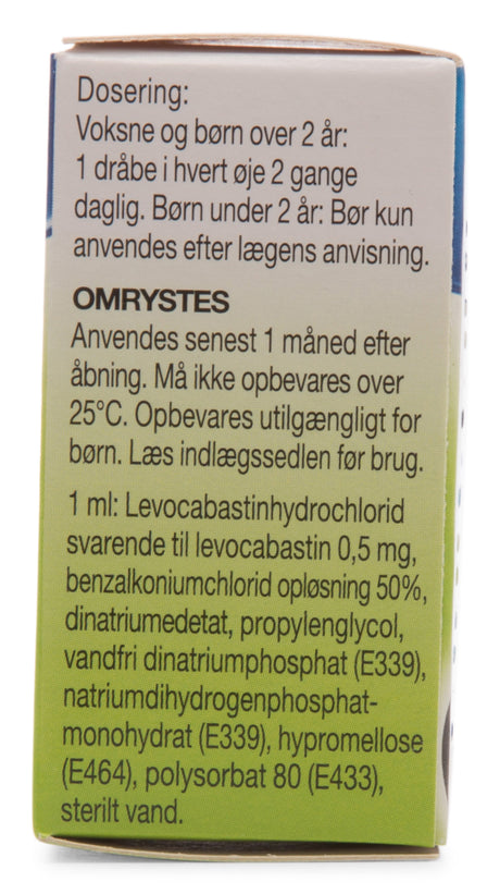 Benadryl & Benaday Benaliv Øjendråber | 4 ml fra Benadryl & Benaday på Mecindo.dk