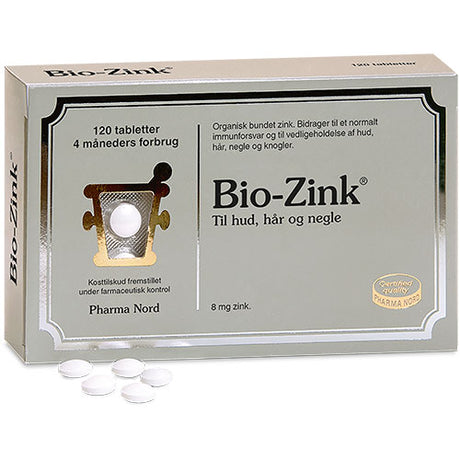 Pharma Nord Bio-zink | 120 Tabl. fra Pharma Nord på Mecindo.dk
