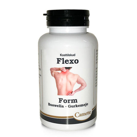 Camette Flexo Form Boswellia-gurkemeje | 120 Tabl. fra Camette på Mecindo.dk