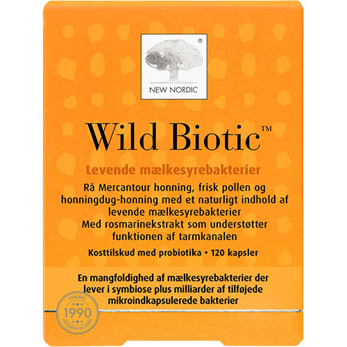 New Nordic Wild Biotic | 120 kapsler fra New Nordic på Mecindo.dk