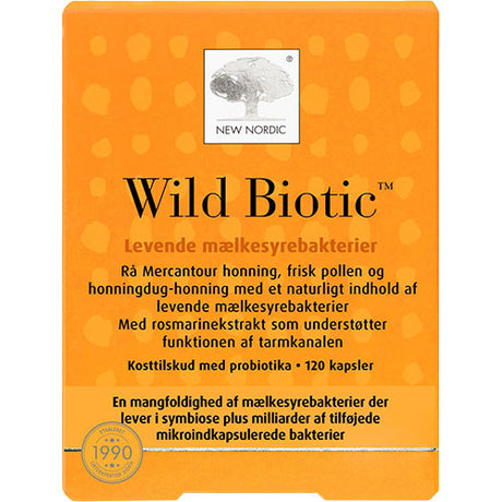 New Nordic Wild Biotic | 120 kapsler fra New Nordic på Mecindo.dk