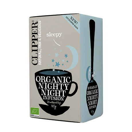Clipper Nighty Night Te Økologisk | 20 br fra Clipper på Mecindo.dk