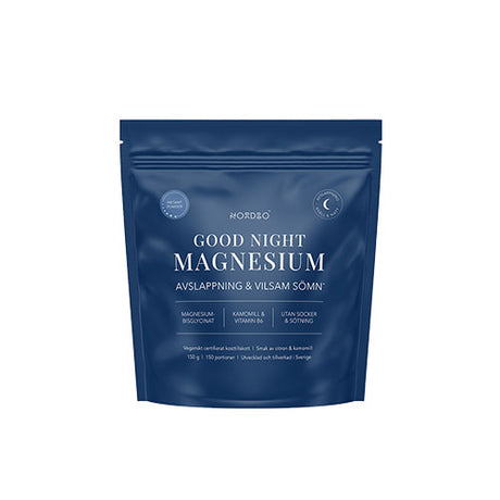 NORDBO Good Night Instant Magnesium Pulver | 150 gr fra NORDBO på Mecindo.dk