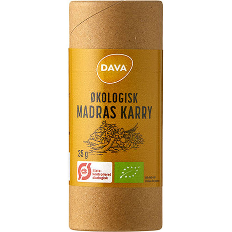 DAVA Økologisk Madras Karry | 35 gr fra DAVA på Mecindo.dk