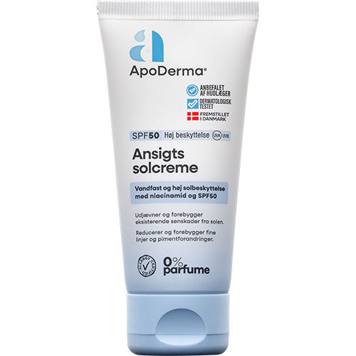 ApoDerma Ansigtssolcreme SPF 50 | 50 ml