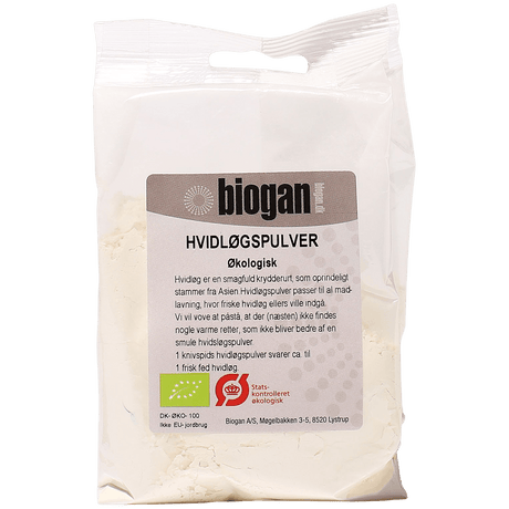 Biogan Økologisk Hvidløgspulver | 100 g