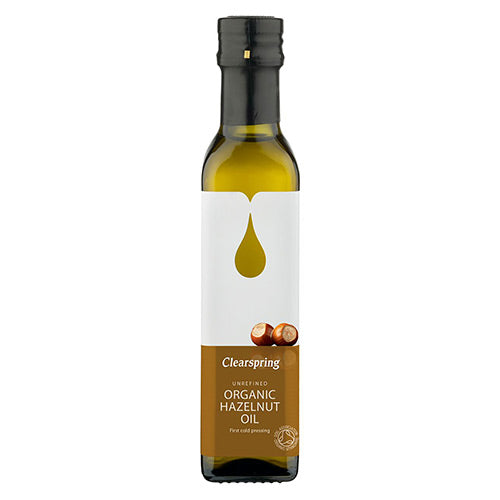 Clearspring Hasselnøddeolie | 250 ml fra Clearspring på Mecindo.dk