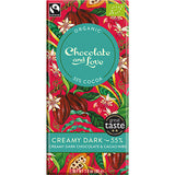 Chocolate and Love Chokolade Creamy Dark 55% Økologisk | 80 gr fra Chocolate and Love på Mecindo.dk