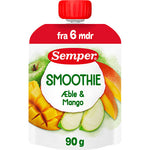 Semper Tropisk Frugtsmoothie Med Mango & Æble Fra 6 Mdr. | 90 g