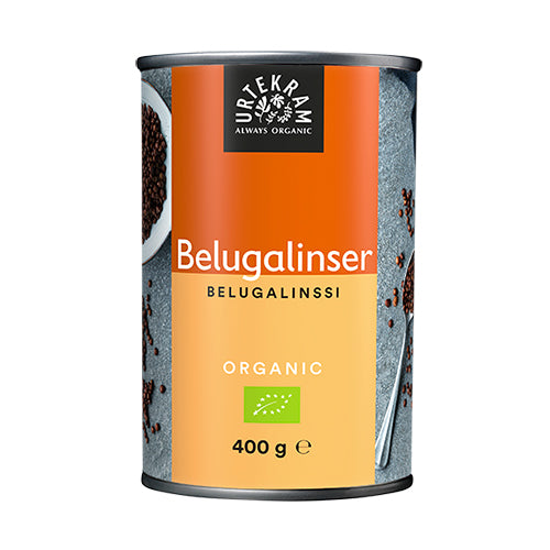 Urtekram Beluga Linser Økologisk | 400 gr fra Urtekram på Mecindo.dk