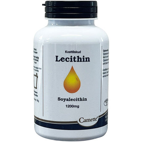 Camette Lecithin 1200 Mg | 100 kapsler fra Camette på Mecindo.dk