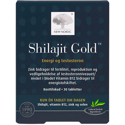 New Nordic Shilajit Gold | 30 tabletter fra New Nordic på Mecindo.dk