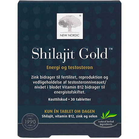 New Nordic Shilajit Gold | 30 tabletter fra New Nordic på Mecindo.dk
