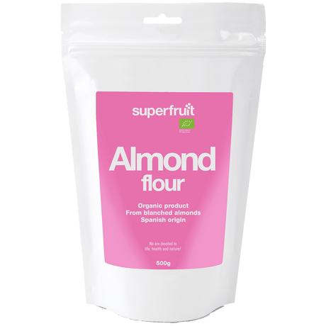 Superfruit Mandelmel Økologisk | 500 g fra Superfruit på Mecindo.dk