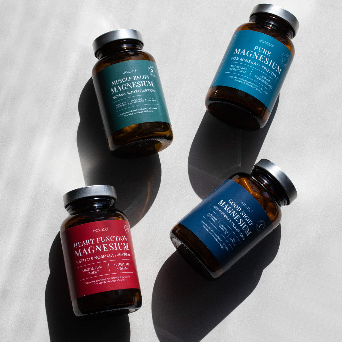 NORDBO Pure Magnesium | 90 kapsler fra NORDBO på Mecindo.dk