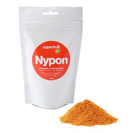 Superfruit Nypon Pulver Økologisk | 200 gr fra Superfruit på Mecindo.dk