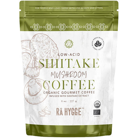 Rå Hygge Kaffe M. Shiitake Svampeekstrakt- Hele Bønner Økologisk | 227 gr fra Rå Hygge på Mecindo.dk