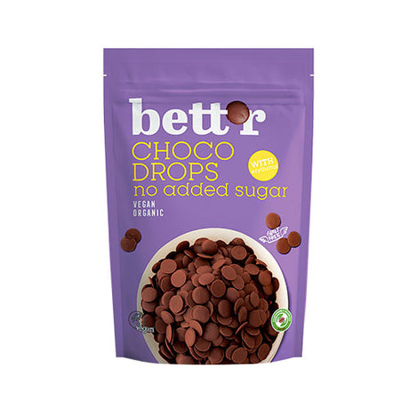 bett'r Chokoladeknapper Økologisk | 200 gr fra bett'r på Mecindo.dk