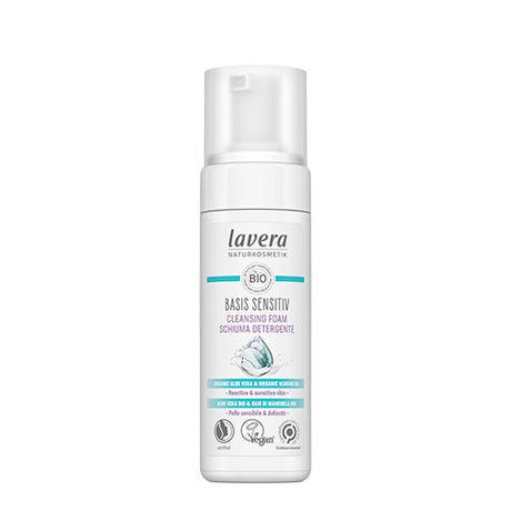 lavera Basis Sensitiv Cleansing Foam Basis Sensitiv | 150 ml fra lavera på Mecindo.dk