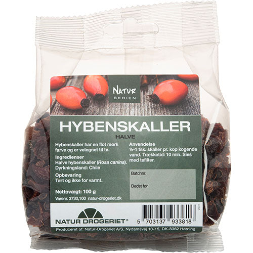 Natur-Drogeriet Hybenskaller Halve | 100 g fra Natur-Drogeriet på Mecindo.dk