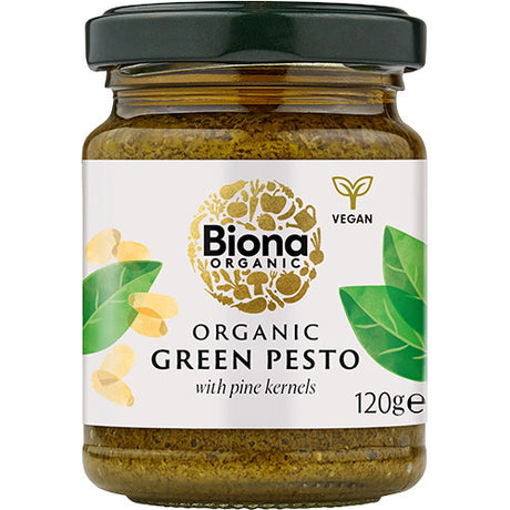 Biona Organic Pesto Grøn Økologisk | 120 gr fra Biona Organic på Mecindo.dk