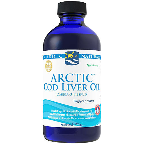 Nordic Naturals Torskelevertran M. Appelsin | 237 ml fra Nordic Naturals på Mecindo.dk