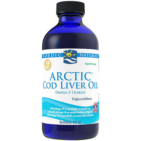 Nordic Naturals Torskelevertran M. Appelsin | 237 ml fra Nordic Naturals på Mecindo.dk