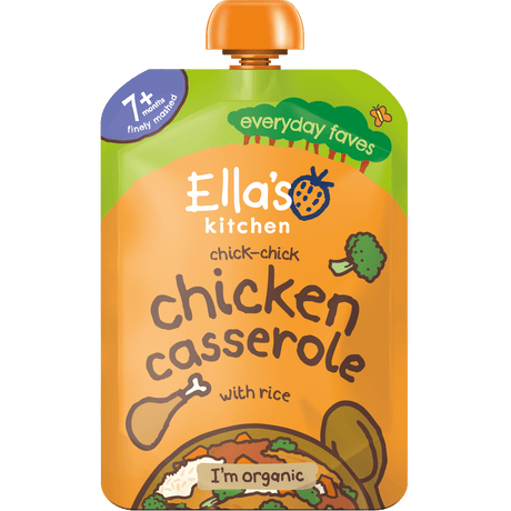 Ellas Kitchen Babymos Kyllingekasserolle Med Ris 7 Mdr Økologisk | 130 g